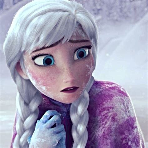 anna frozen white hair